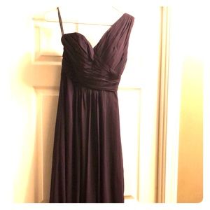 Bill Levkoff Bridesmaid dress in Plum.